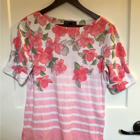 Karen Scott 3/4 sleeve tops in pinks size medium - Picture 5 of 5
